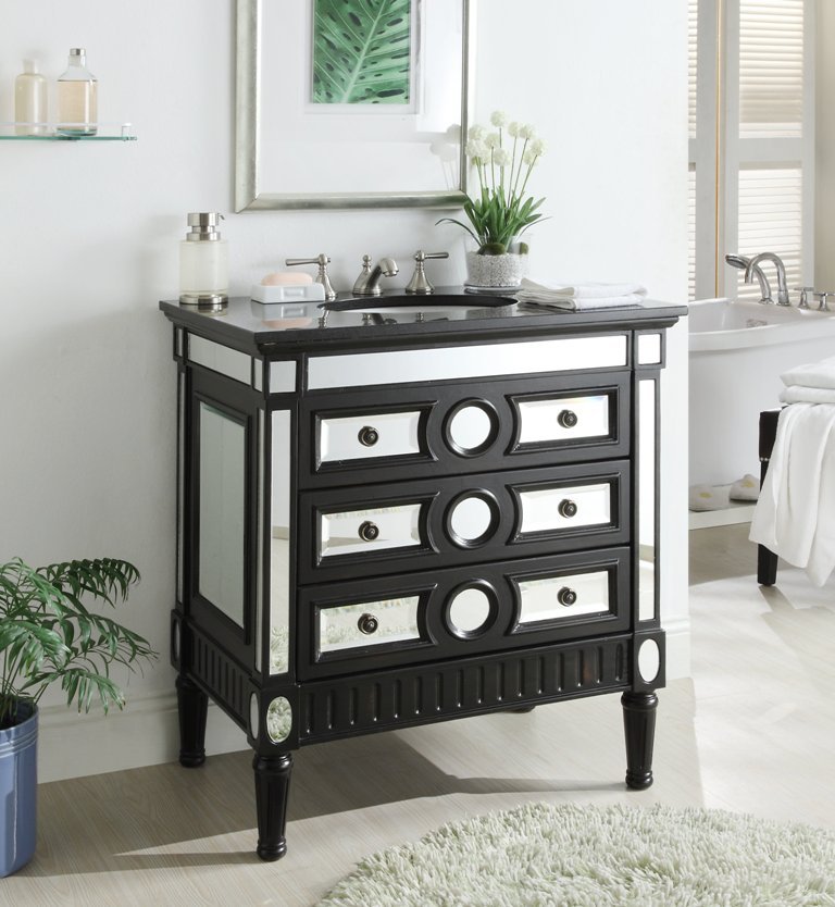 Mirrored Sink Vanity Mirrored Bathroom Vanity Mirrored Bathroom